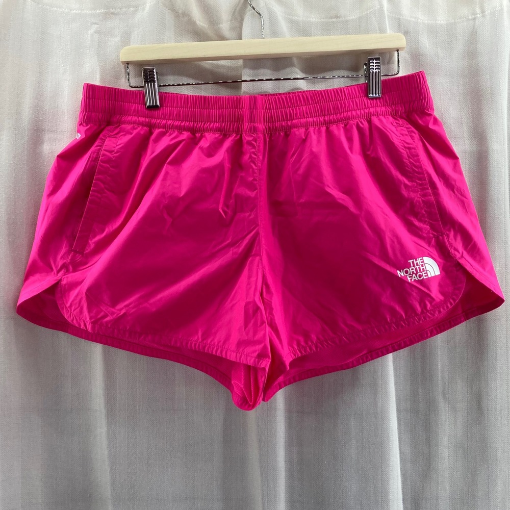 The North Face Hydrenalite Womens Running Shorts Hot Pink Lightweight Size‎ L